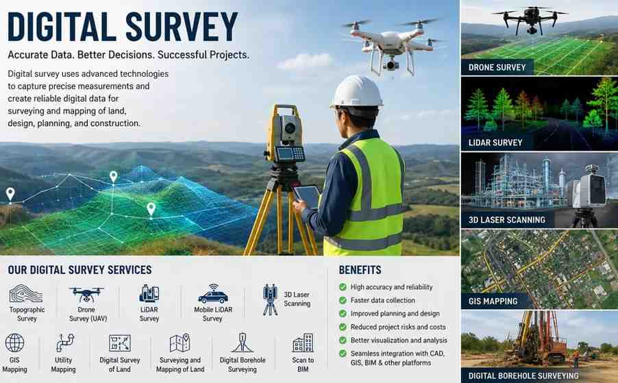 Digital Survey: Future of Accurate Surveying & Mapping of Land