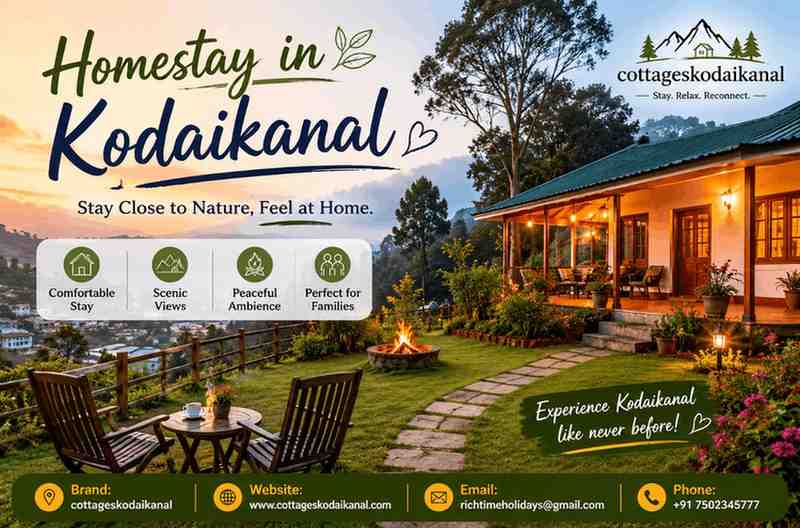  Best Homestay in Kodaikanal: Dormitory Options, Amenities, and Safety for Group and Family Travelers