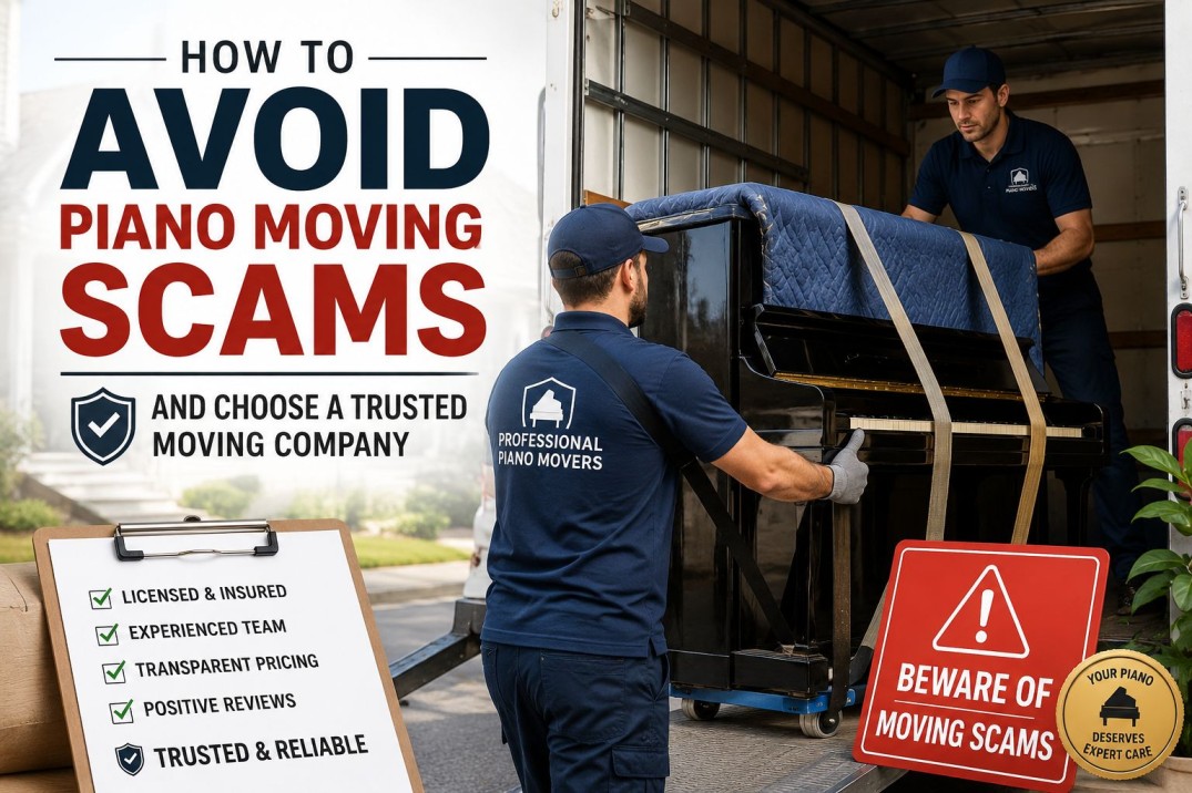How to Avoid Piano Moving Scams and Choose a Trusted Moving Company