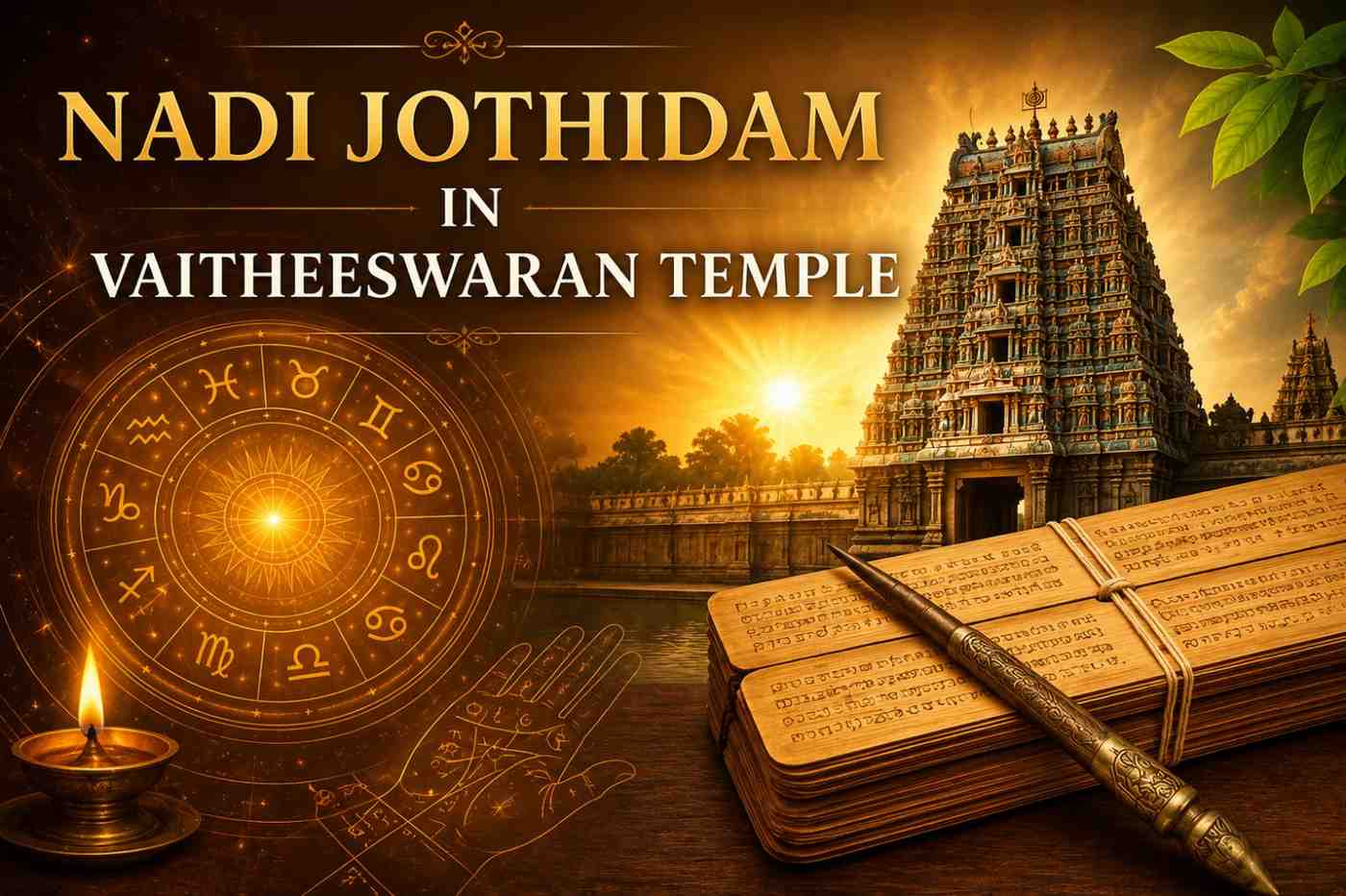 Online Nadi Jothidam – Discover Your Life Predictions Through Ancient Palm Leaf Astrology
