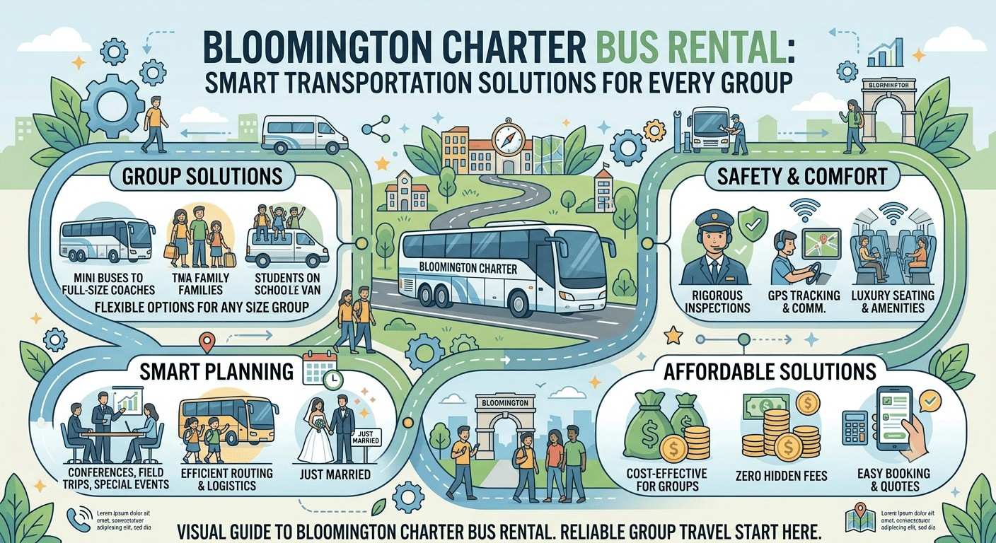 Bloomington Charter Bus Rental: Smart Transportation Solutions for Every Group