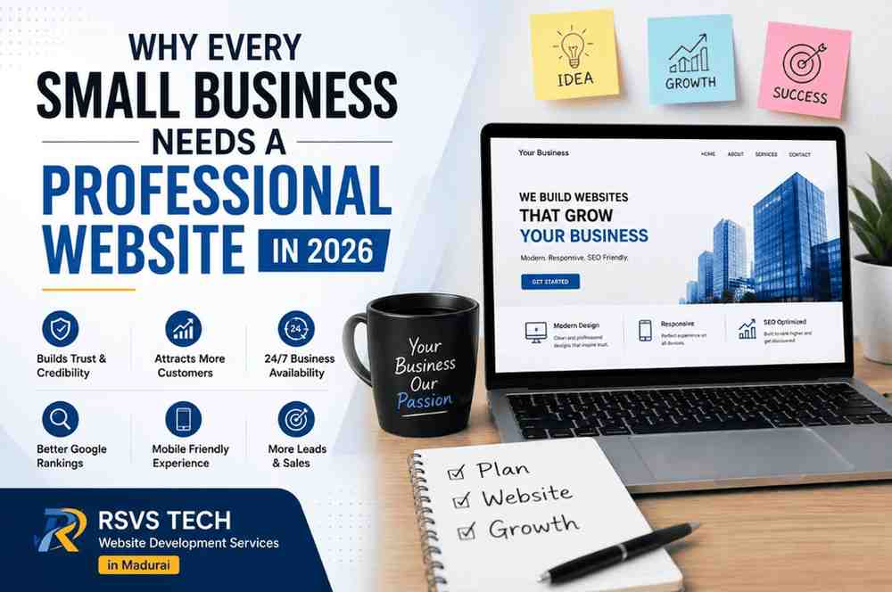 Why Every Small Business Needs a Professional Website in 2026