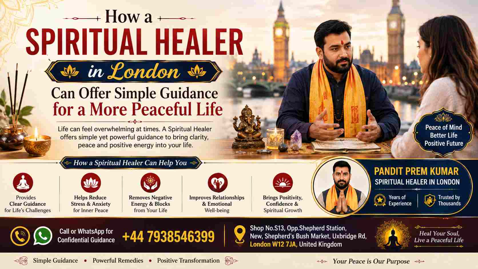 How a Spiritual Healer in London Can Offer Simple Guidance for a More Peaceful Life