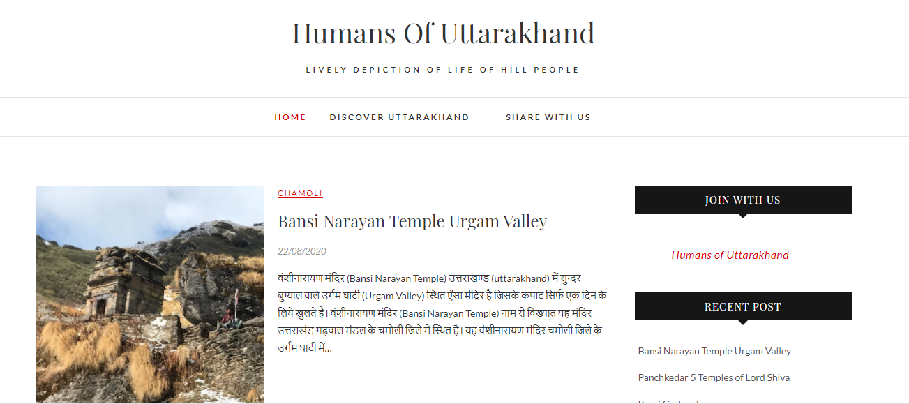 Humans Of Uttarakhand