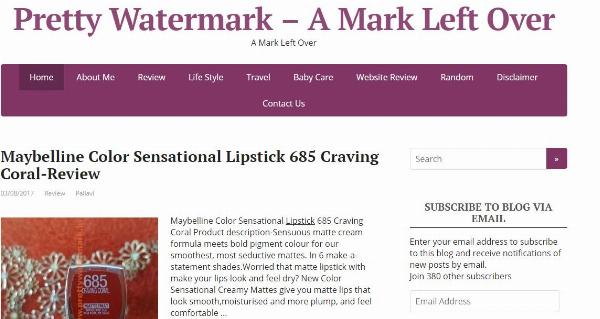 Pretty watermark