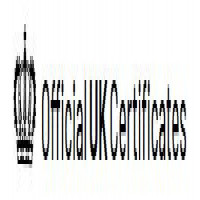 Official UK Certificates 